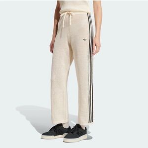 Adidas Cream Sweatpants Relaxed Fit Joggers